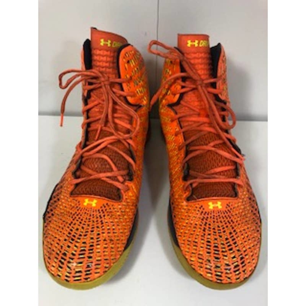 Under Armour Clutchfit Drive 1246931-802 Sneakers Shoes Orange Black Mens US 13